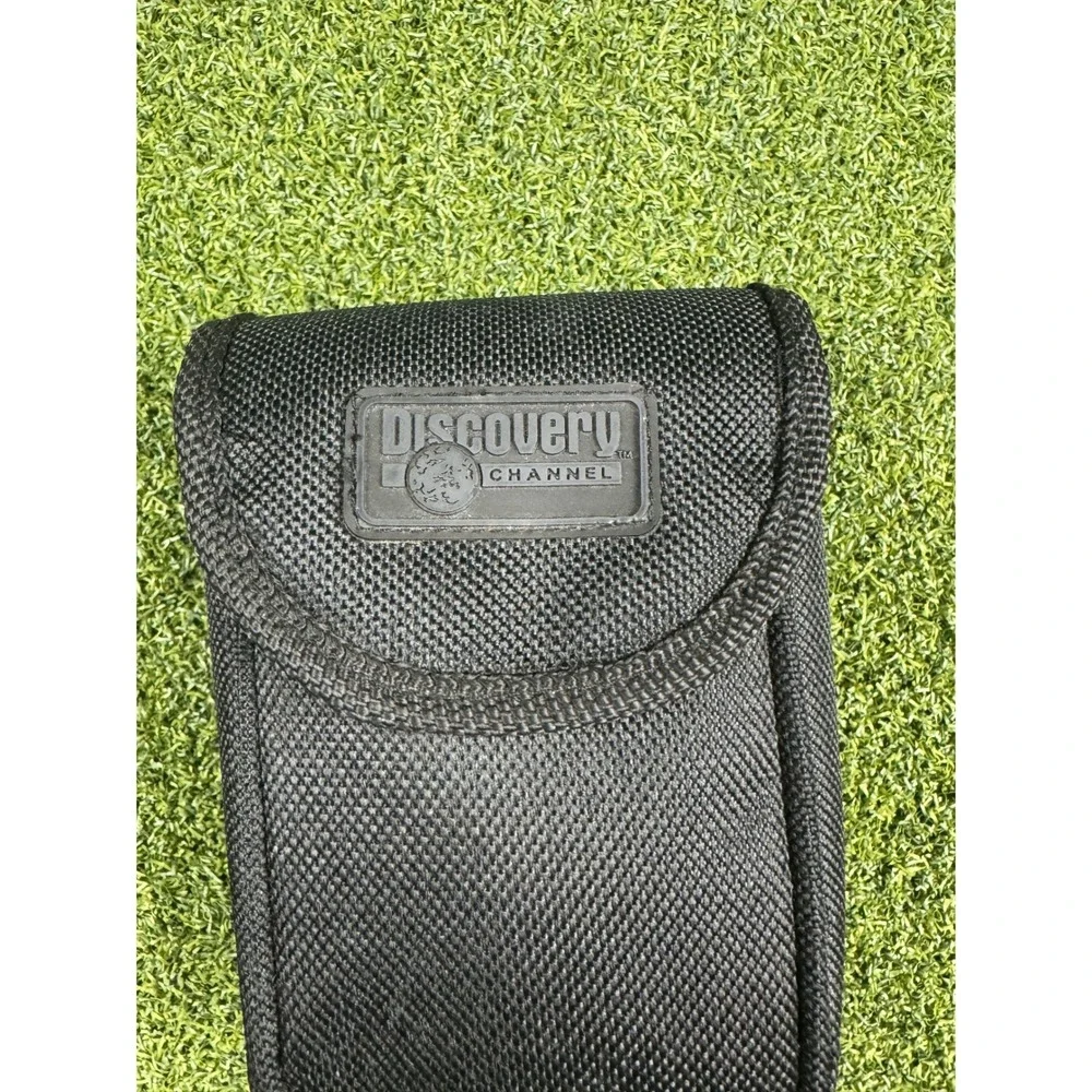 Discovery Channel Black Nylon Belt Clip‎ Pouch Phone Case 6x4